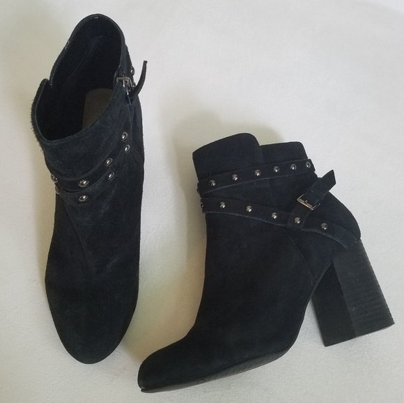 BP Nordstrom ankle boots booties black studs 8.5 - Picture 1 of 10
